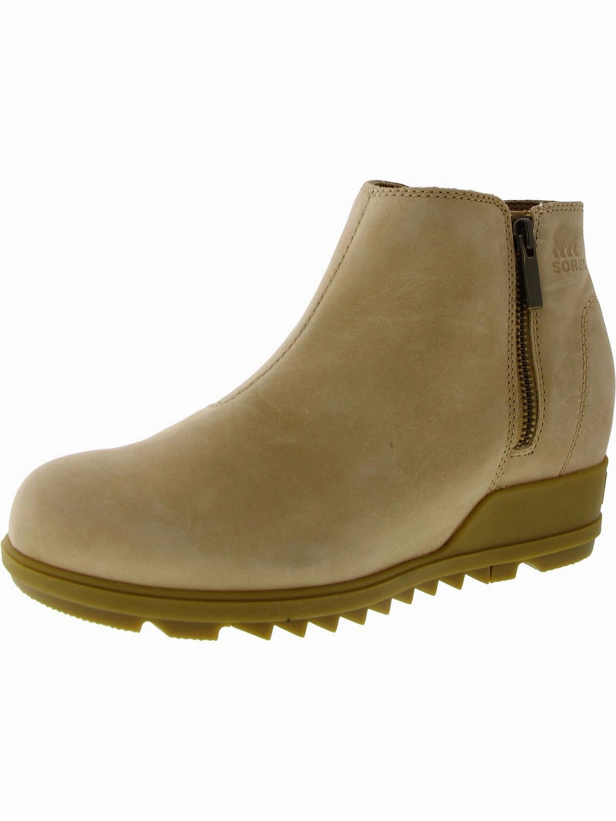 Slip Resistant Weather Resistant User Womens Leather Booties