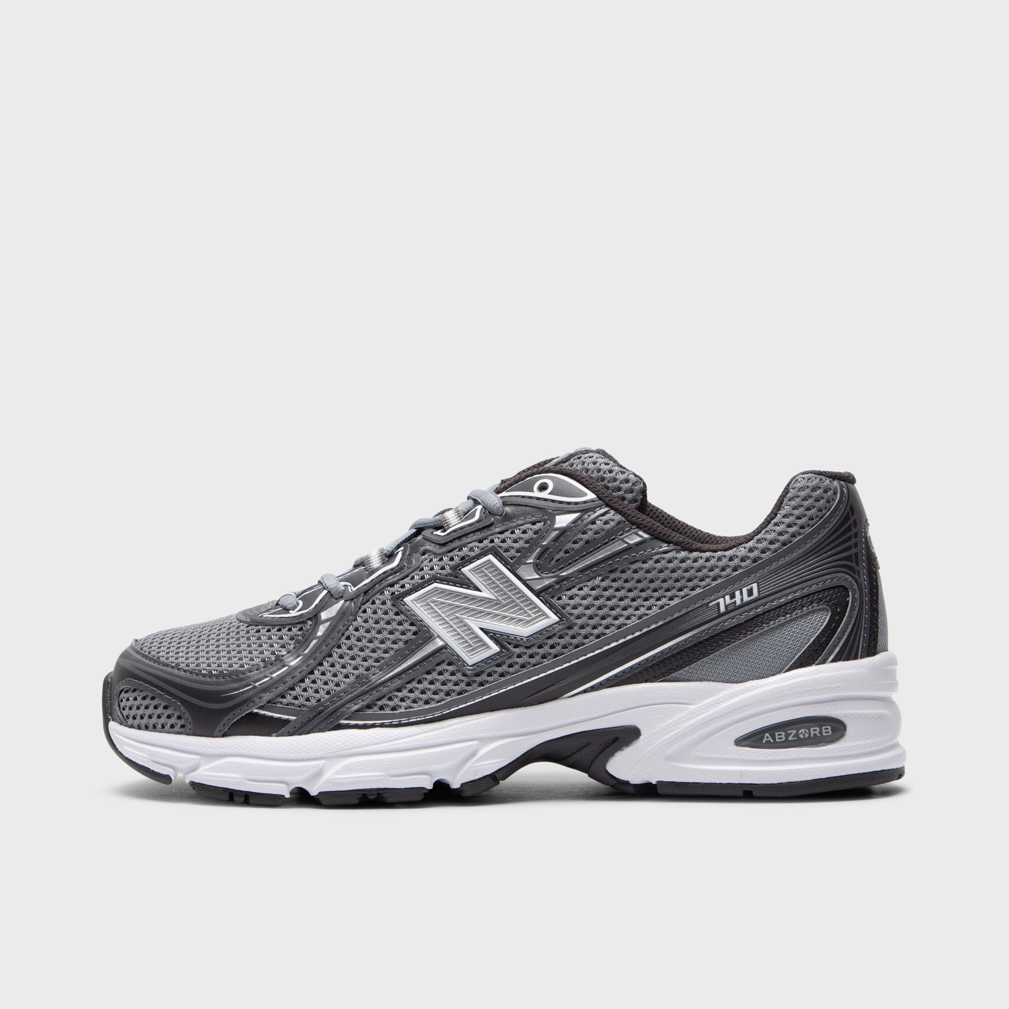 New Balance 740 Slate Grey / Black Cement running for a way to stay confident weekday running shoes