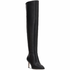 Perfect For Hiking Mud Resistant Urban Commute Verity Womens Solid Manmade Over-The-Knee Boots