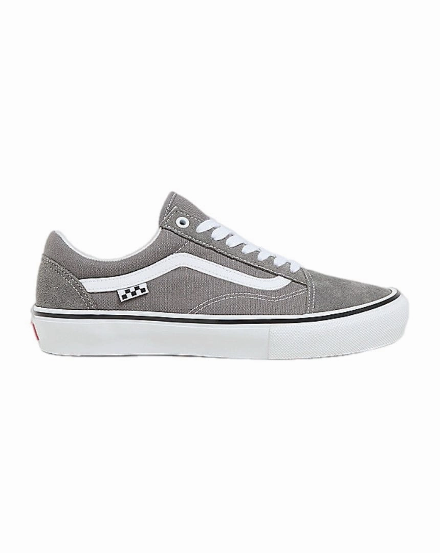 Vans Skate Old Skool - Pewter / White Ventilation Perforation Systems
