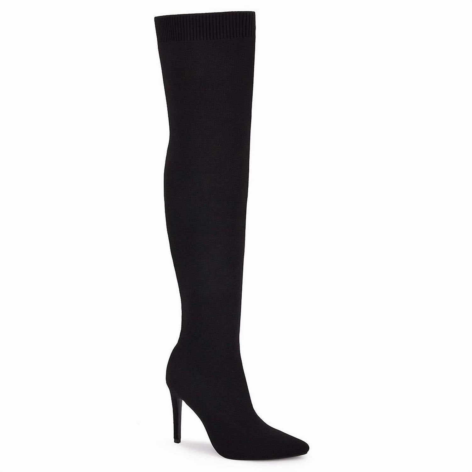 Women's Over The Knee Sock Boots In Black Slip Resistant Backcountry Camper Heavy Weather