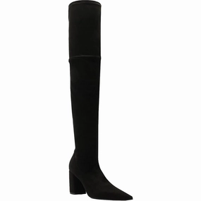 Serenity Over the Knee Womens Block Heel Over-The-Knee Boots Tight Fit