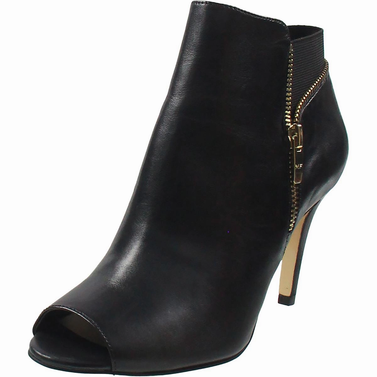 Serenity Womens Double Zipper Open Toe Ankle Boots Timeless Look