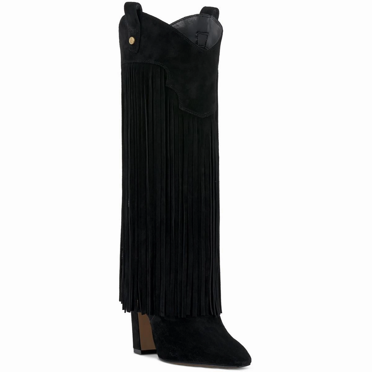Shela 4 Womens Wide Calf Leather Mid-Calf Boots Protective Finish Urban Commute