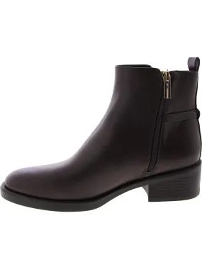 Imiera Womens Faux Leather Ankle Booties Rain Shield