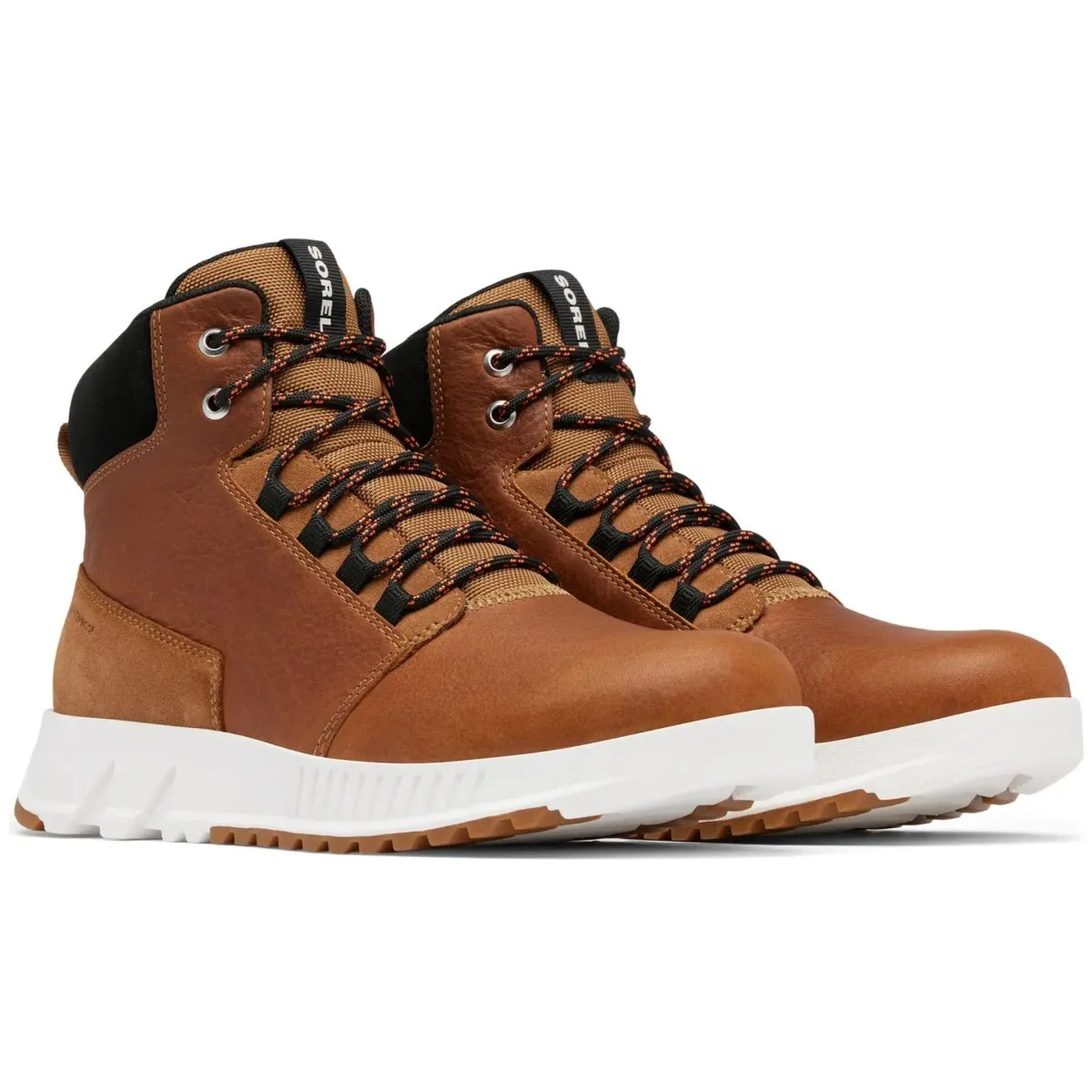 Sorel Men's Mac Hill Lite Mid Plus Elk/Black Waterproof Puddle Safe Protective Finish Trail Runner