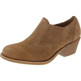 Built For Comfort Cushioned Base Jalin Womens Suede Block Heel Booties