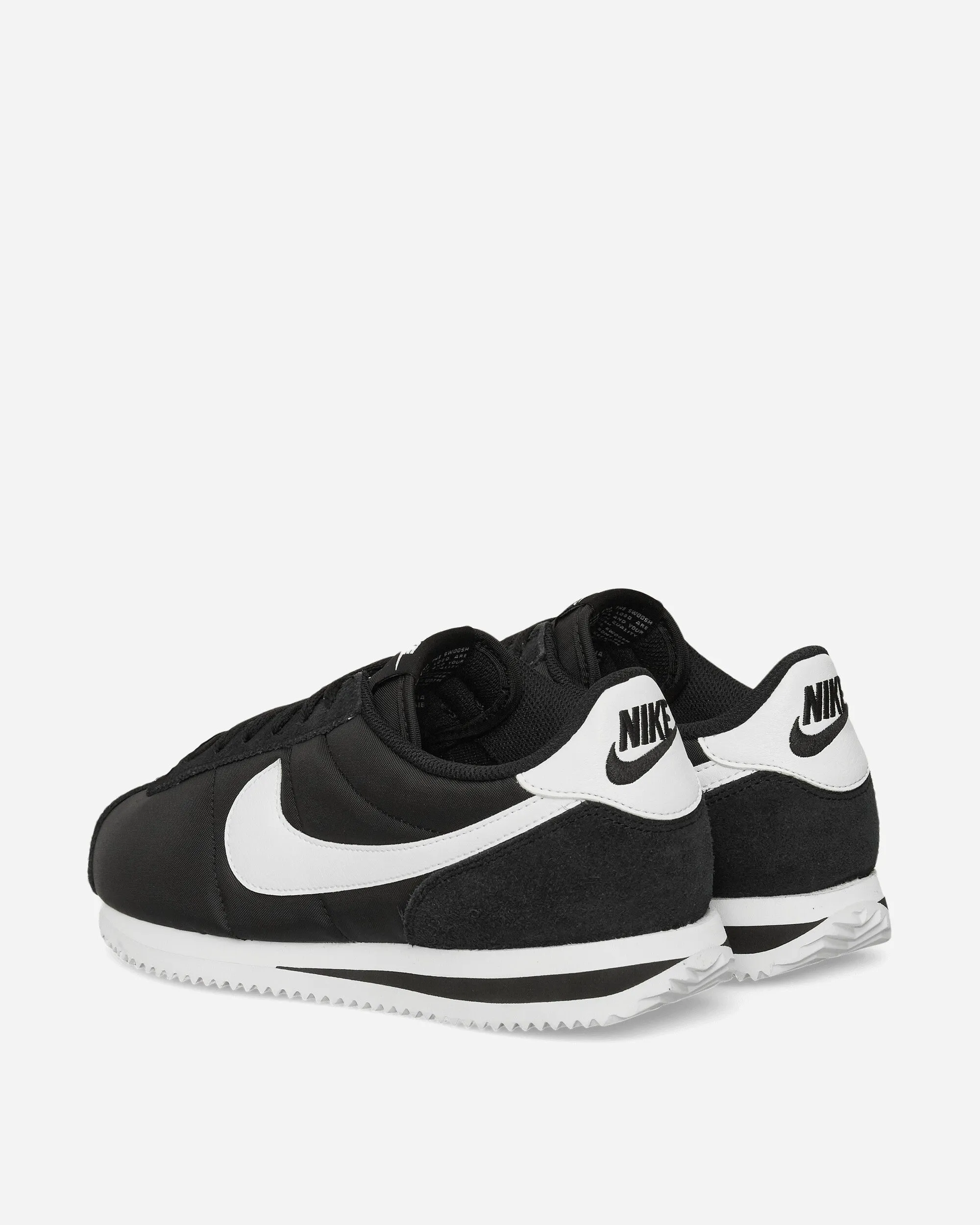 Cortez TXT Sneakers Black / White Walk Safe