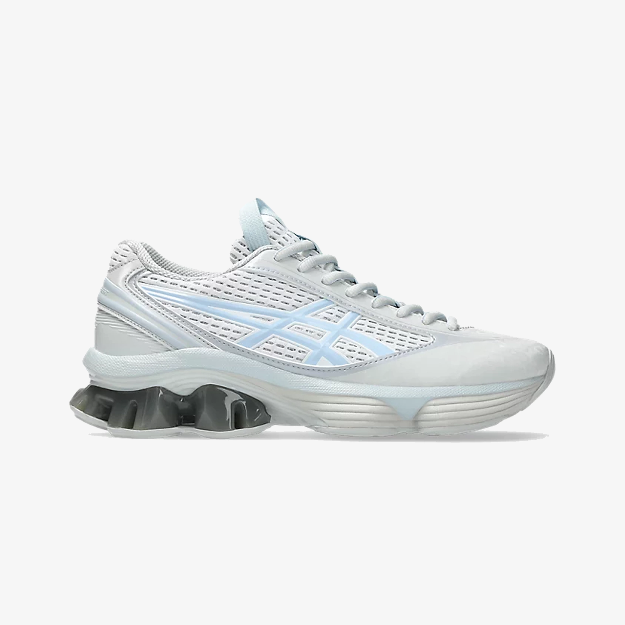 commemorative shoes ASICS | US6-S GEL-KINETIC FLUENT { GLACIER GREY/SOFT SKY