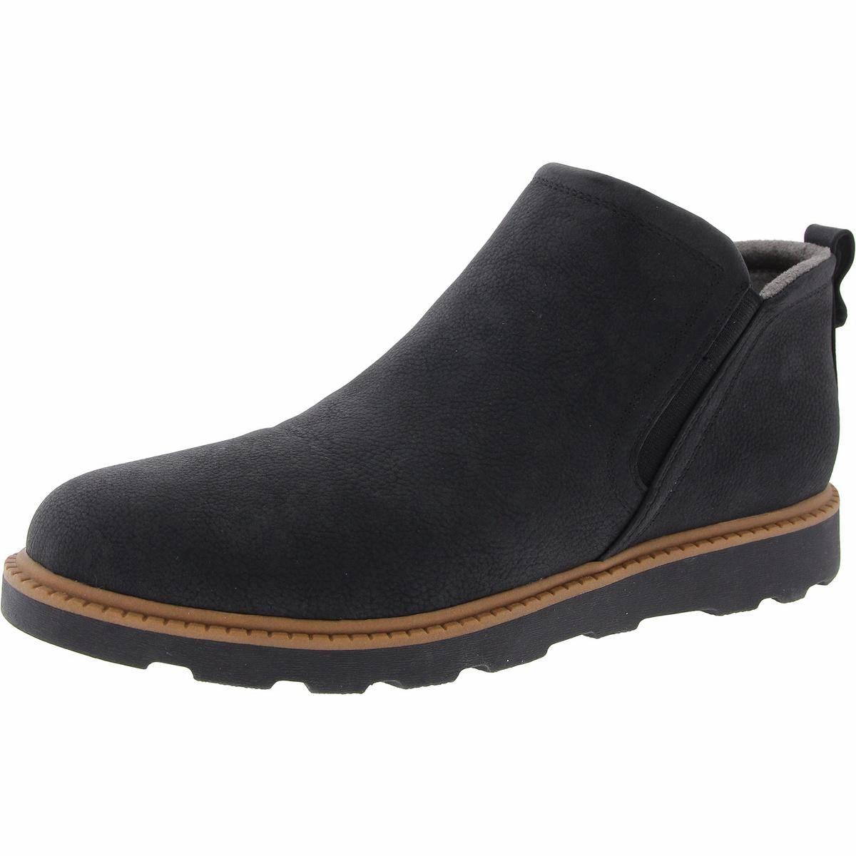 Margo Womens Zipper Faux Leather Booties Practical Choice