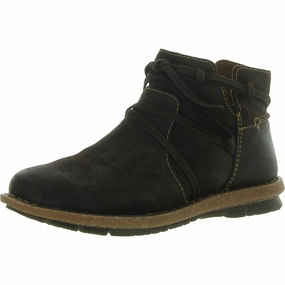 Supportive Design Womens Zip Up Laces Ankle Boots