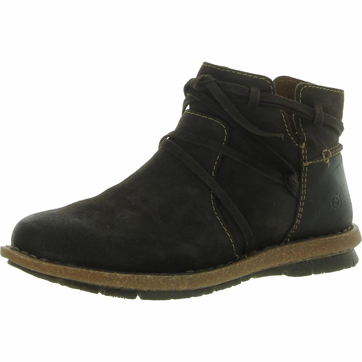 Supportive Design Womens Zip Up Laces Ankle Boots