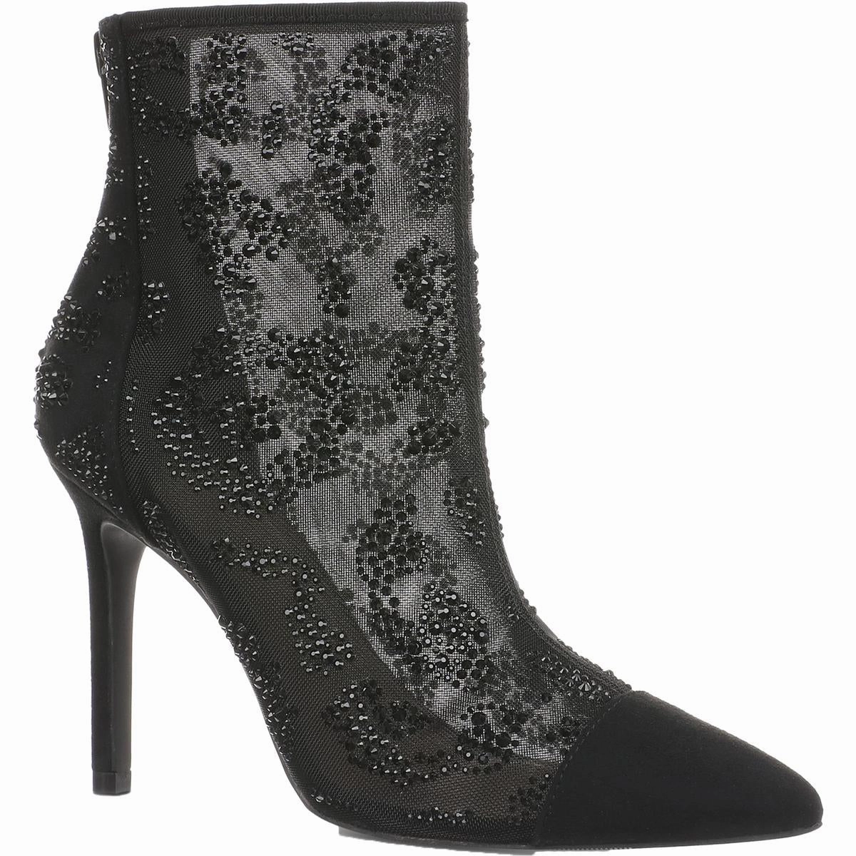 SHAYLENE Womens Embroidered Manmade Ankle Boots Outdoor Essential Grippy Outsole Trail Exploration