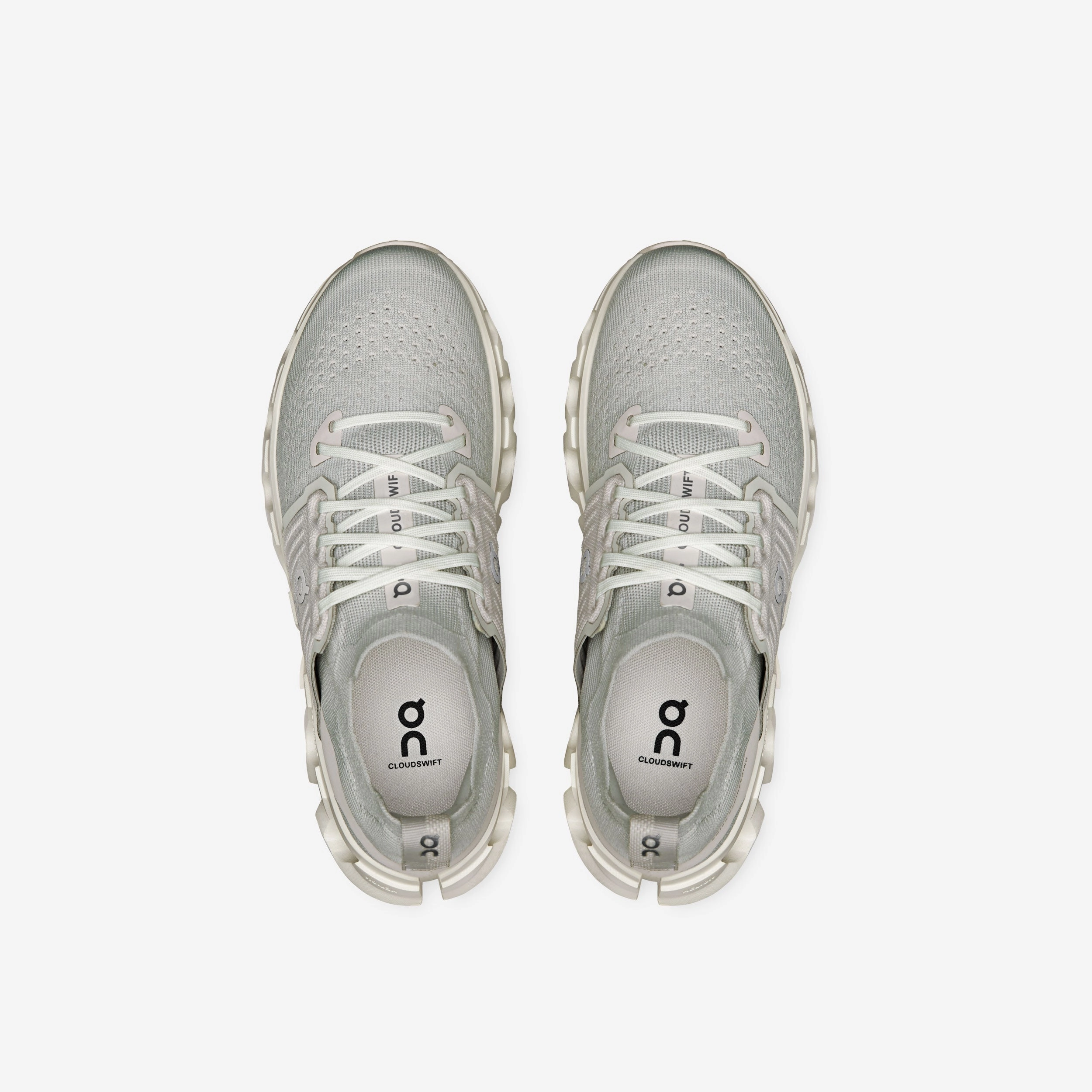 Shock Absorbing Insert Design Wmns Cloudswift 4 running with sunglasses