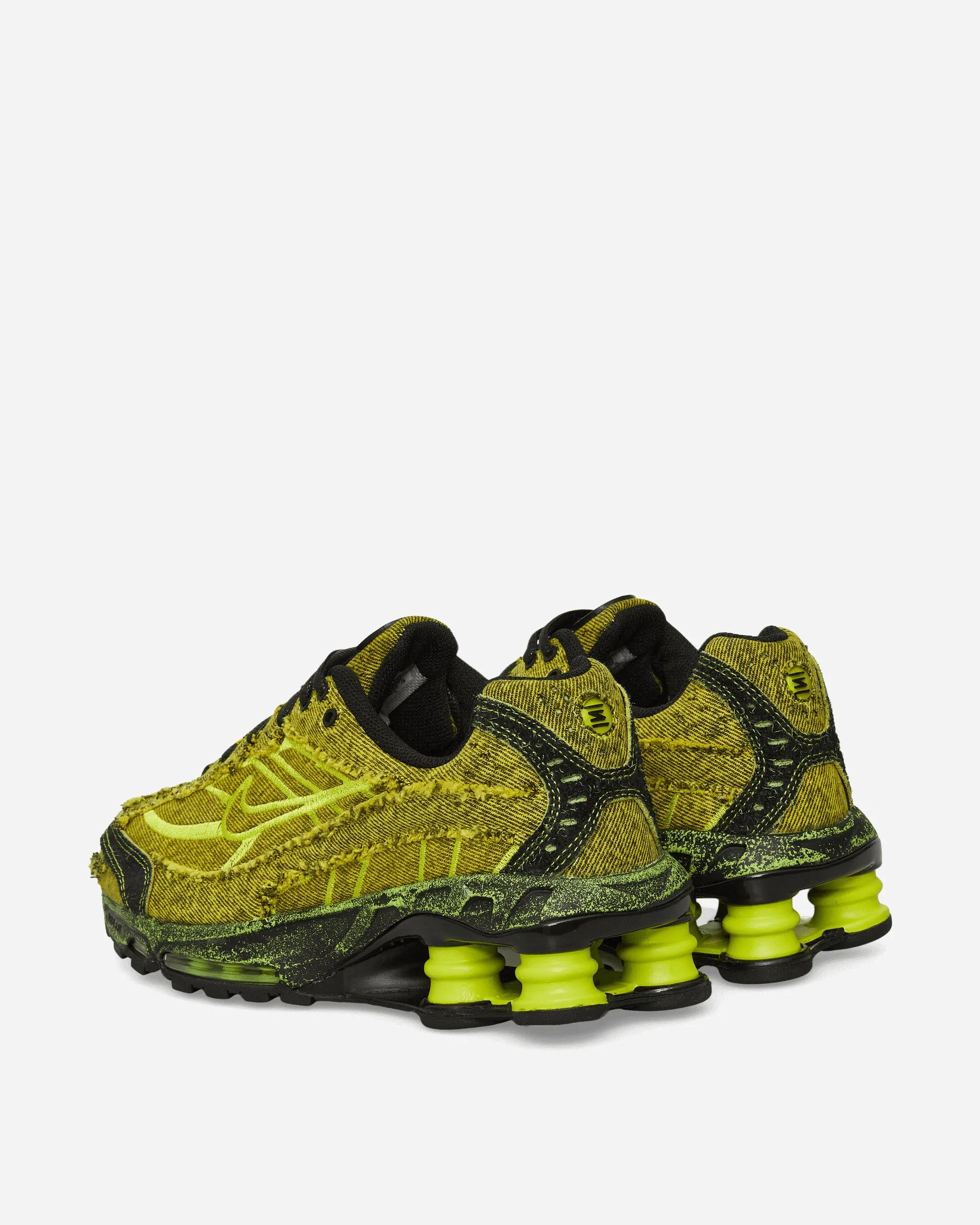 Stretchy Material Impact Support Shox Ride 2 Sneakers Black / Bright Cactus