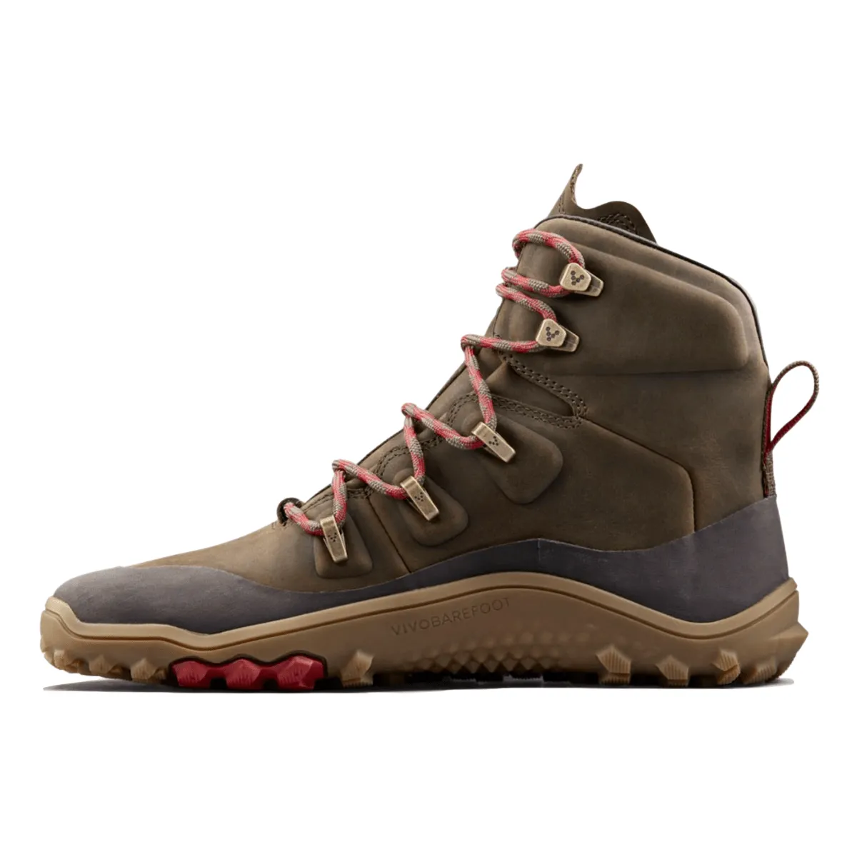 No Pressure ShockAbsorbing Vivo Barefoot Men's Tracker Boot Bracken Waterproof Leather