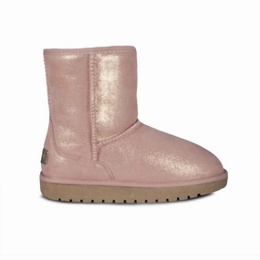 Ladies Boot In Metallic Light support High-Top Style