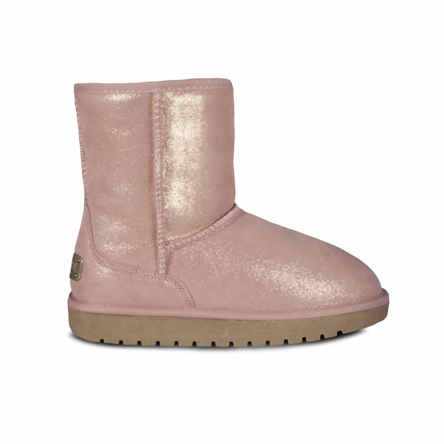 Ladies Boot In Metallic Light support High-Top Style