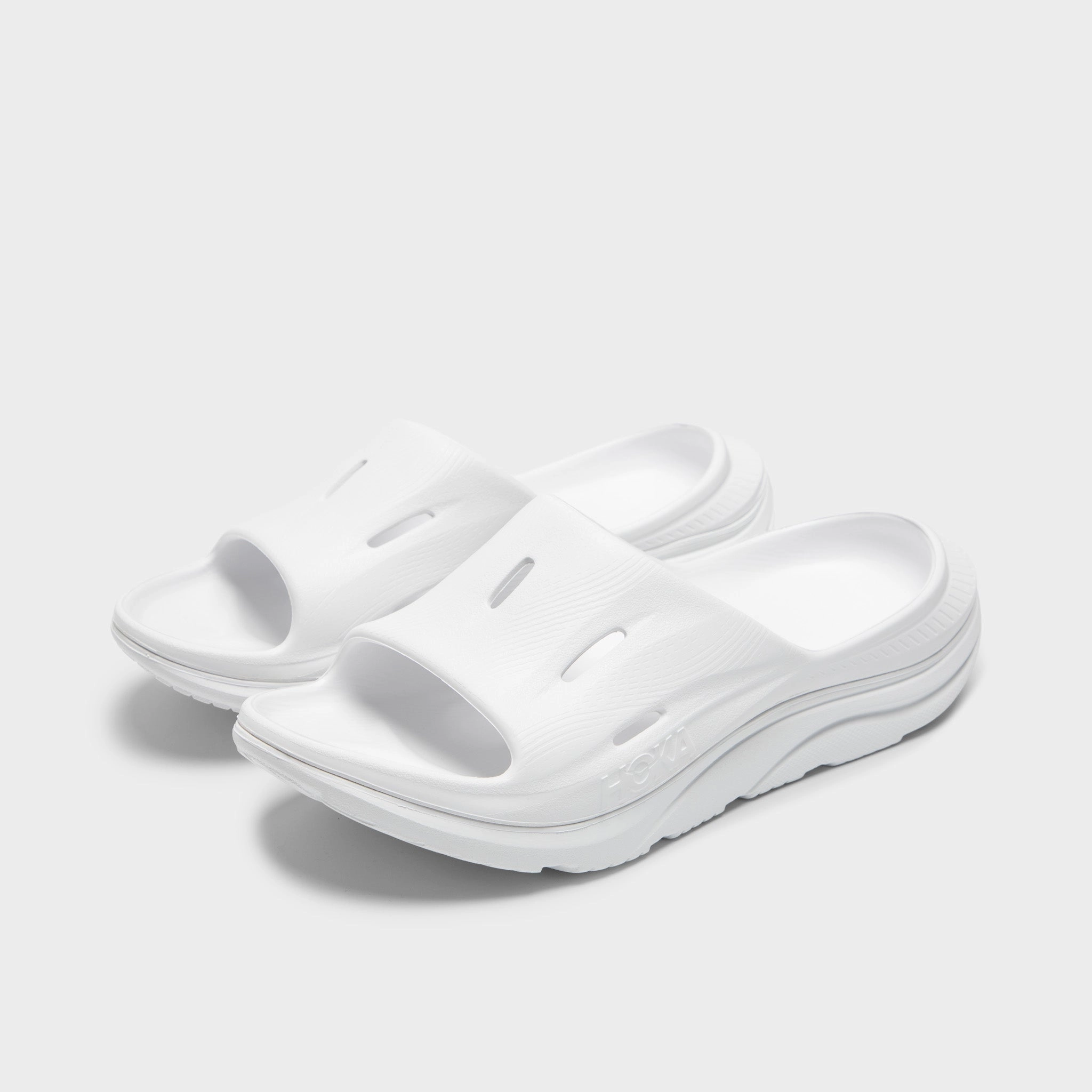 Hoka Ora Recovery Slide 3 White / White Coast Step