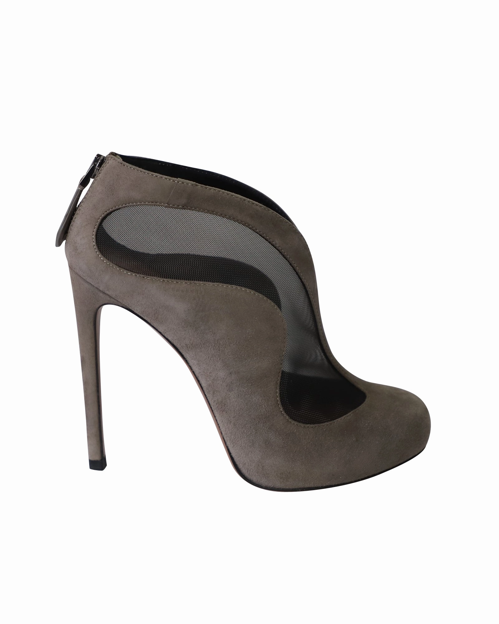 Ala?a Azzedine Ankle Boots in Grey Suede Seamless Comfort Nature Lover