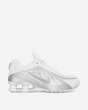 Shox R4 Sneakers White / Metallic Silver Sculpted comfort Street Use