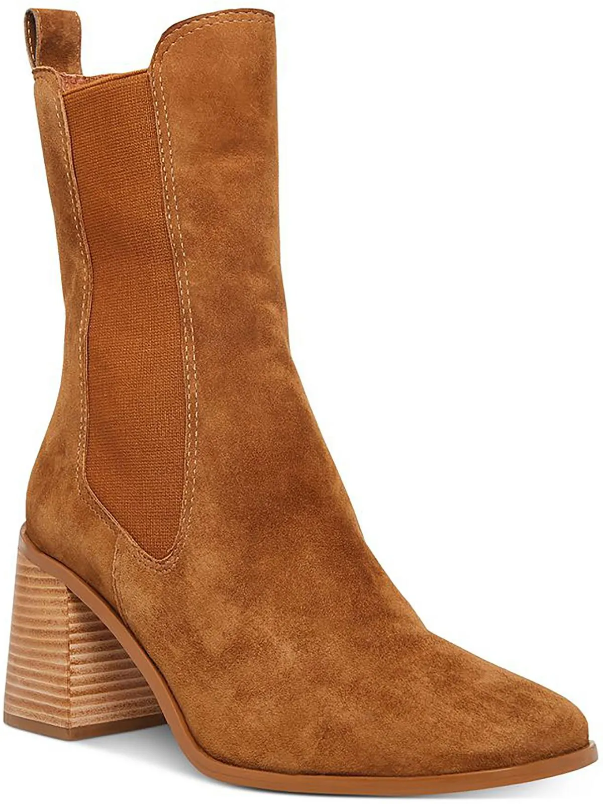 Durable Comfort Slip Resistant Outdoor Trek Argent Womens Suede Pull On Chelsea Boots