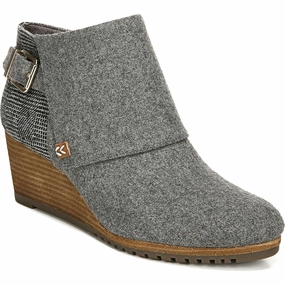 Create Womens Faux Suede Wedges Booties Good elasticity Cushioned Fit