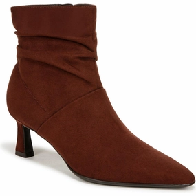 Tribute Womens Zipper Faux Suede Booties Camping Trip
