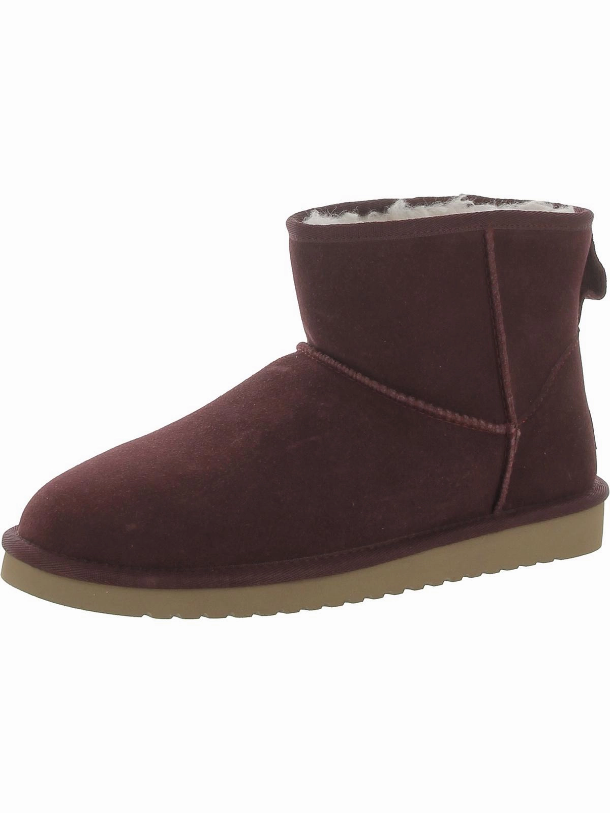Minimal Impact Transitional Look Koola Mini II Womens Suede Cold Weather Shearling Boots