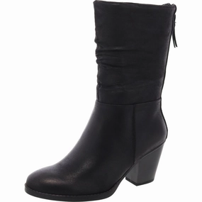 Camila Womens Slouchy Faux Suede Mid-Calf Boots Protective Finish Hiking Trails