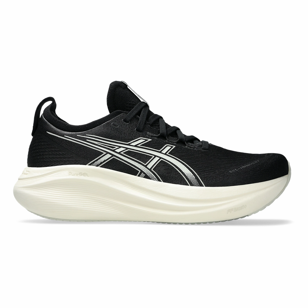Asics Gel Nimbus 27 Black - Lake Grey Breathable Upper running for a way to stay connected to the community