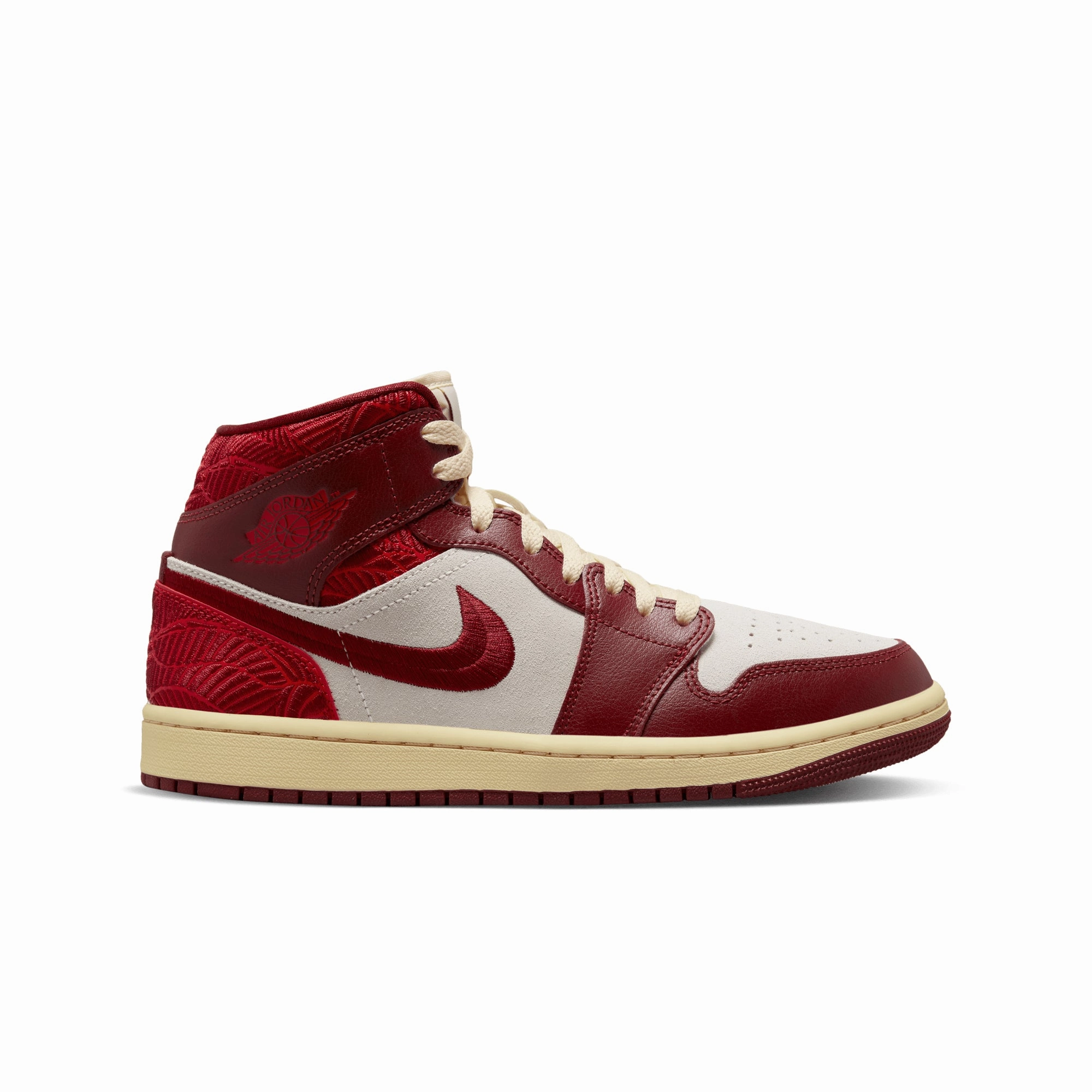 Air Jordan 1 Mid SE  Wmns 'Tiki Leaf' DZ2820-601 Everyday Favorite Sport Utility