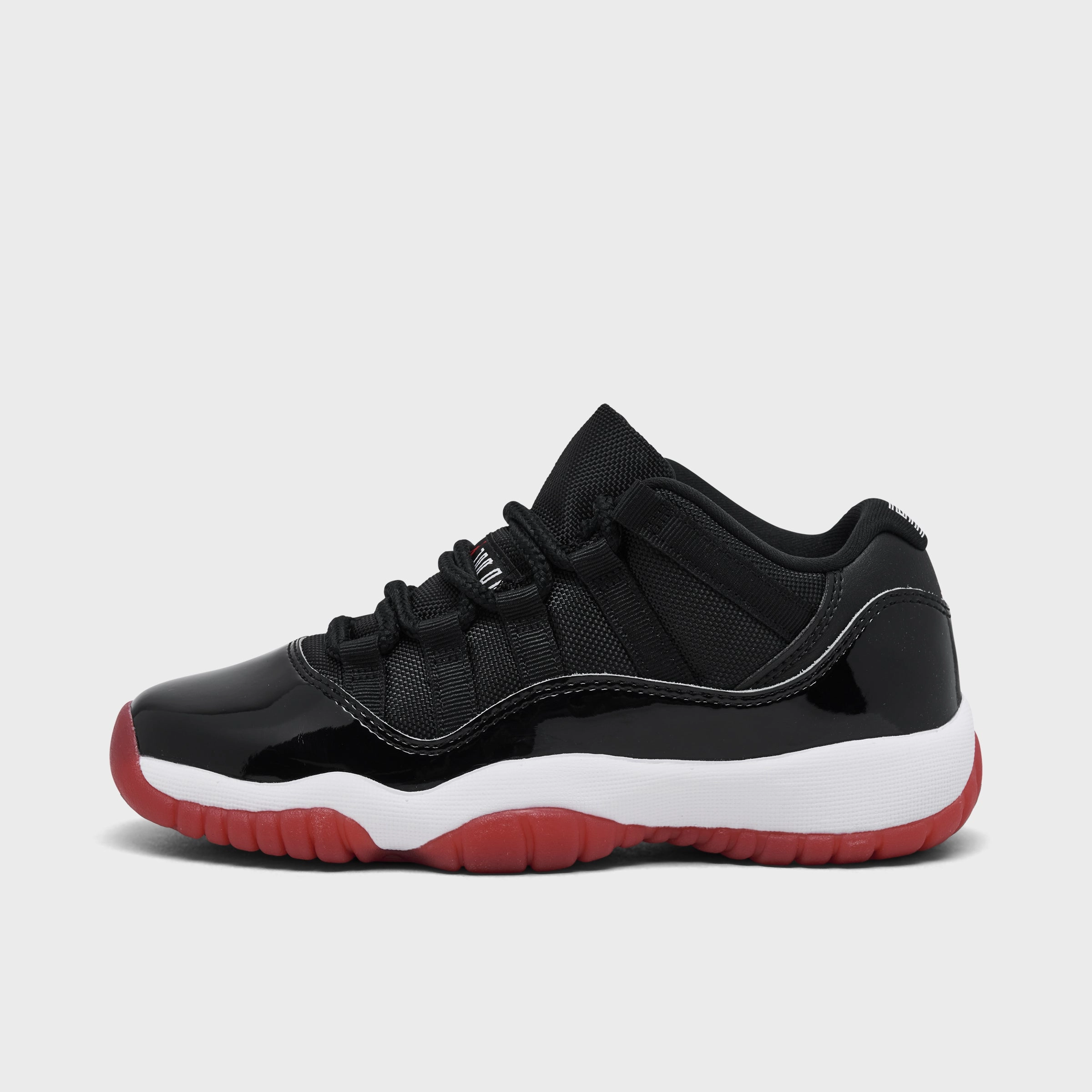 Jordan 11 Retro Low GS Black / Varsity Red - White Outdoor Ready