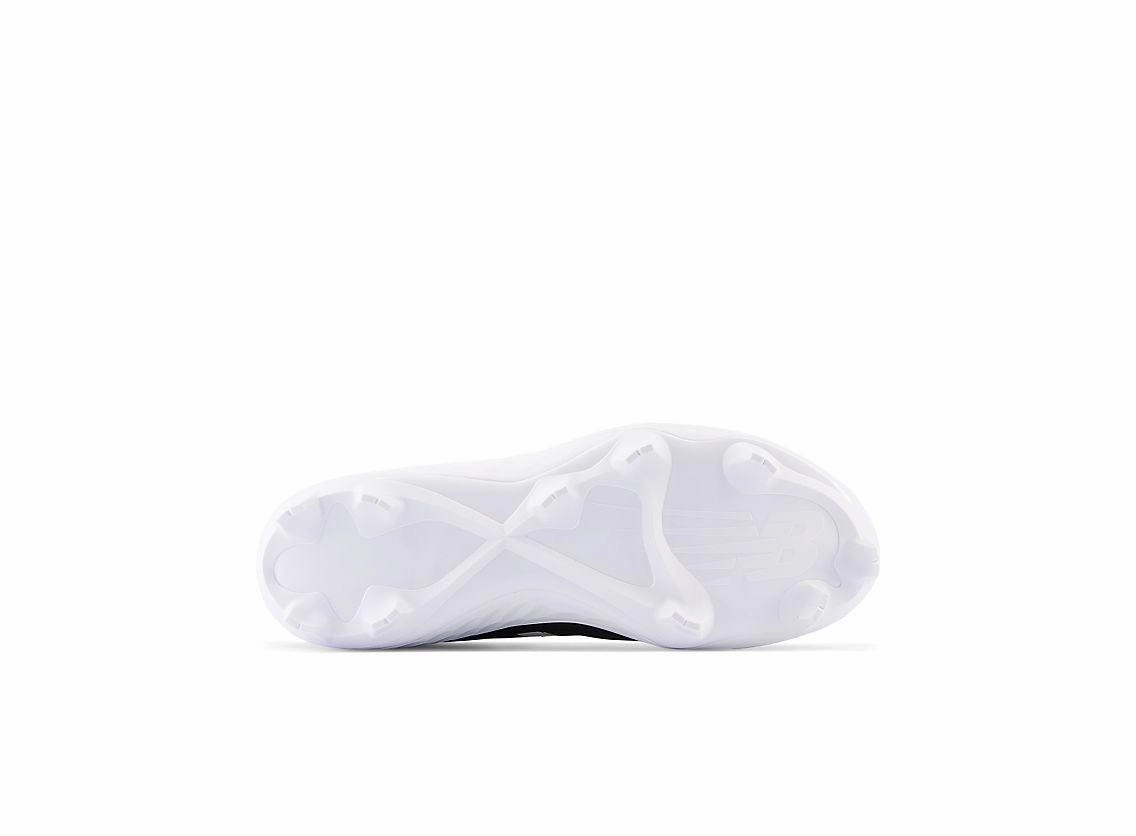 New Balance Men's Fresh Foam 3000 V6 Molded Baseball Cleats - Black with White - PL3000K6 Fast - paced running with a mid - top design