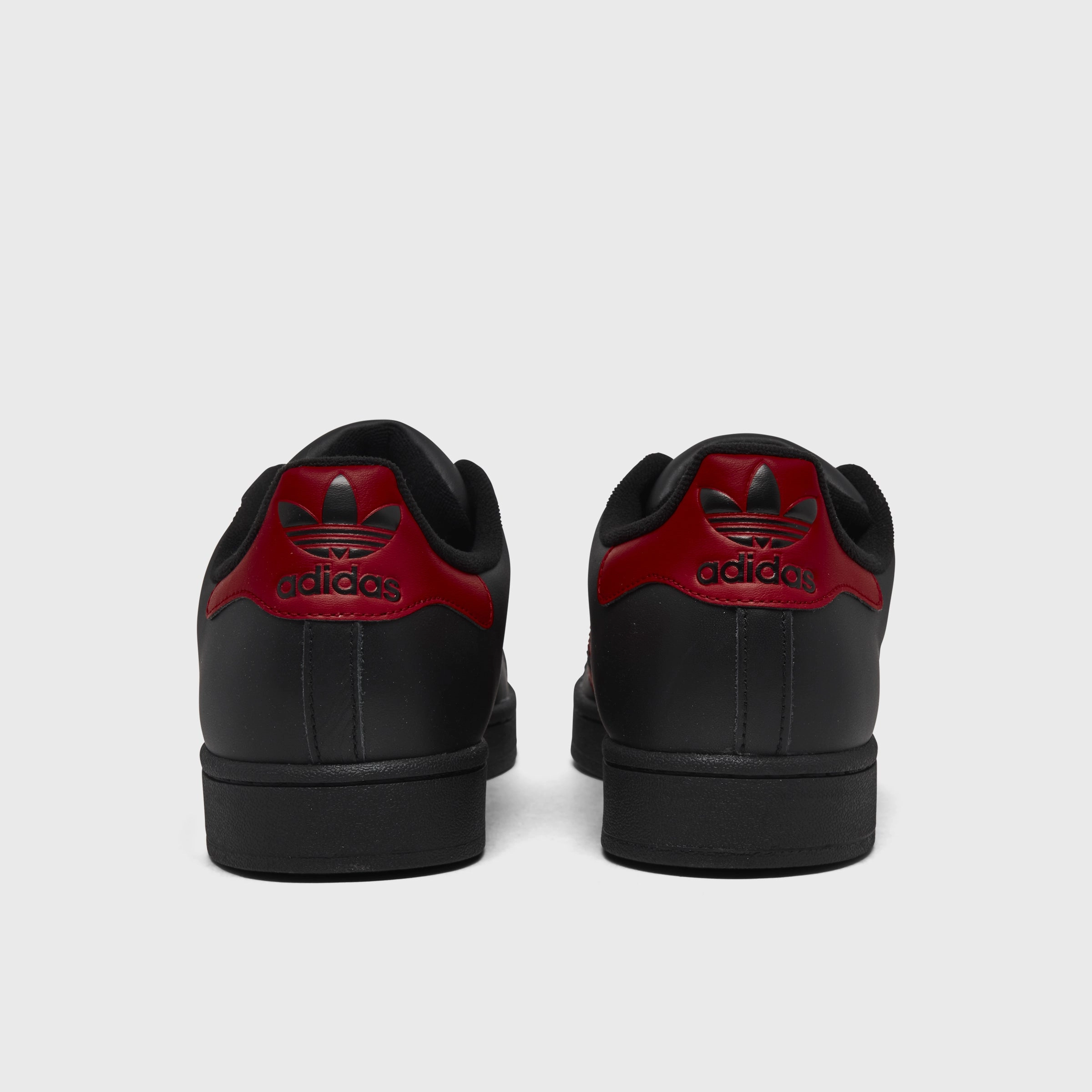 adidas Superstar II Black / Red Neutral Stride Tech