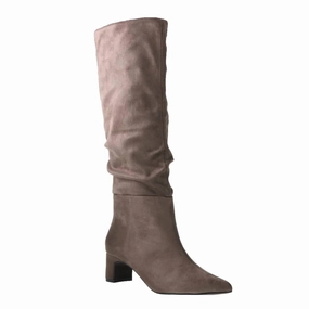 Women's Noey Suede Boots In Clad Insulated Mountain Climber Water Wall