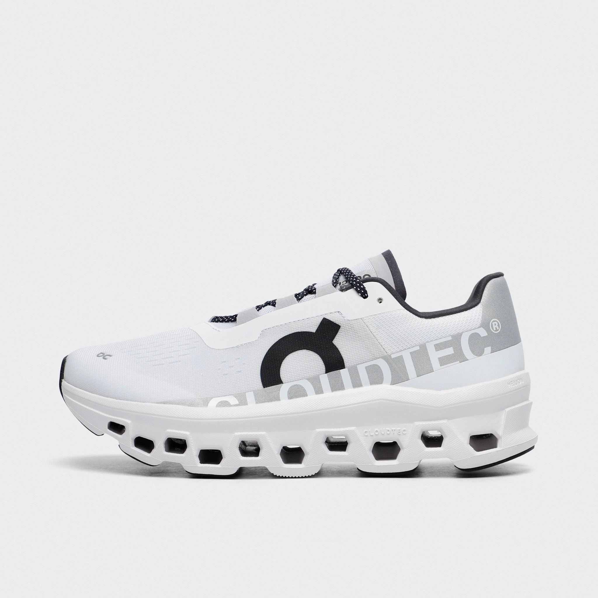 On Cloudmonster 1 / All White summer use