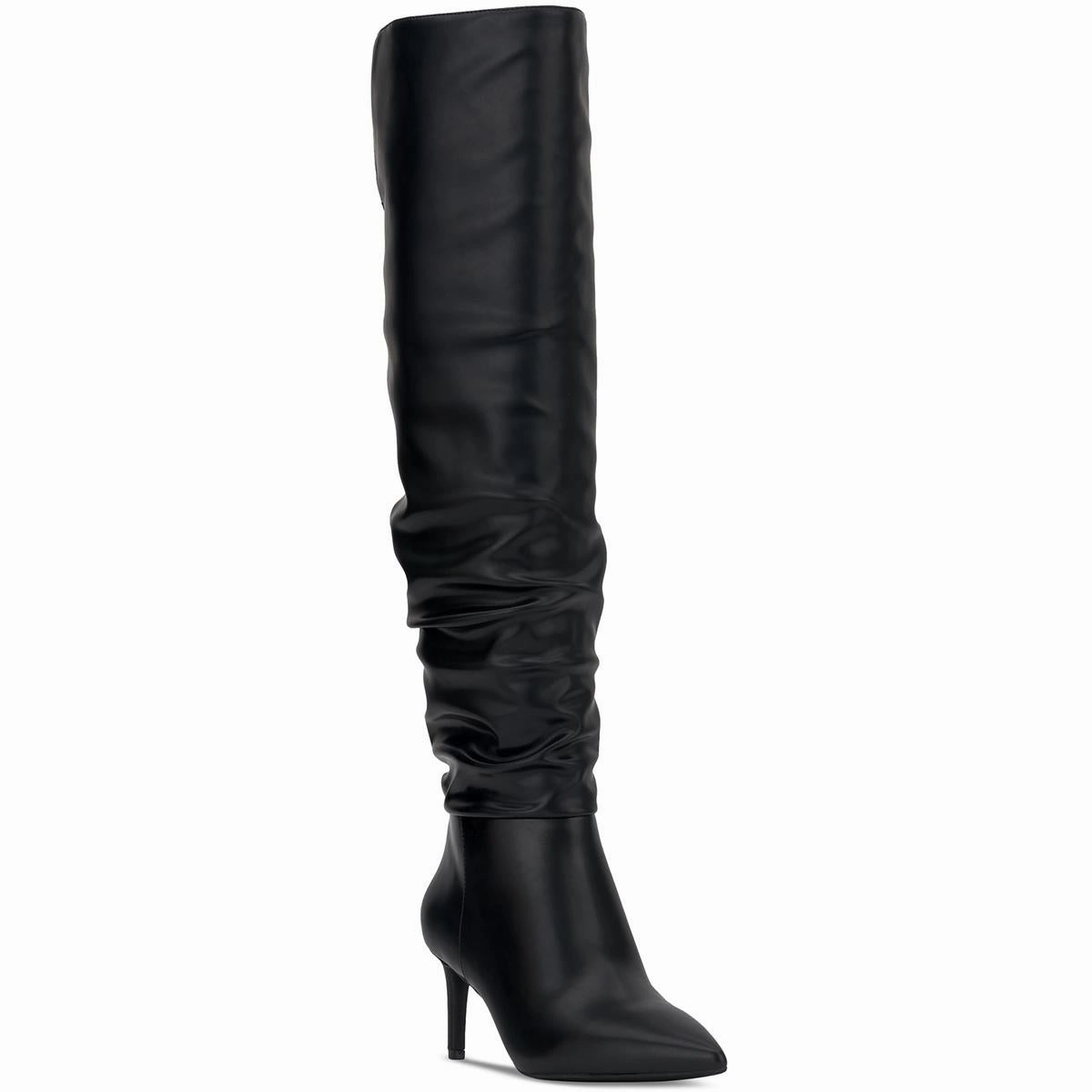 Soft Step Damoni Womens Slouchy Faux Leather Over-The-Knee Boots