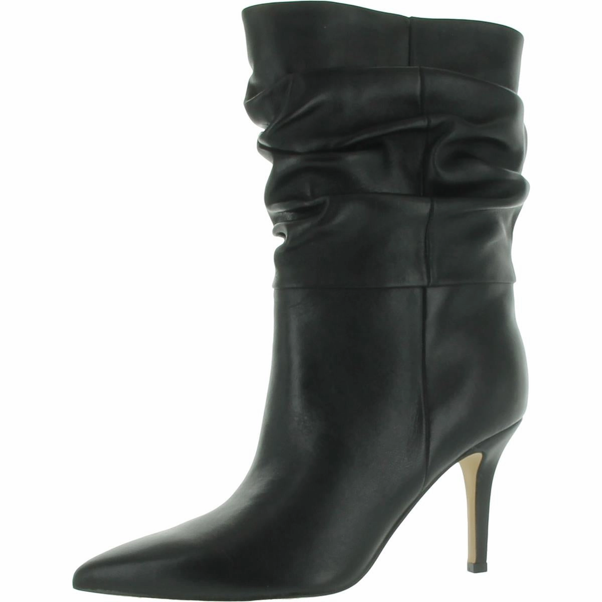 heel cup Trendy Style Slouch Womens Pull On Stiletto Mid-Calf Boots