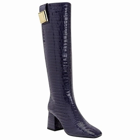 The Geminni Boot Womens Block Heel Man Made Knee-High Boots Street Sound