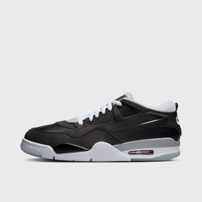 Jordan 4 RM PRM Black / Fire Red - Wolf Grey Flexible Traction Light Pack