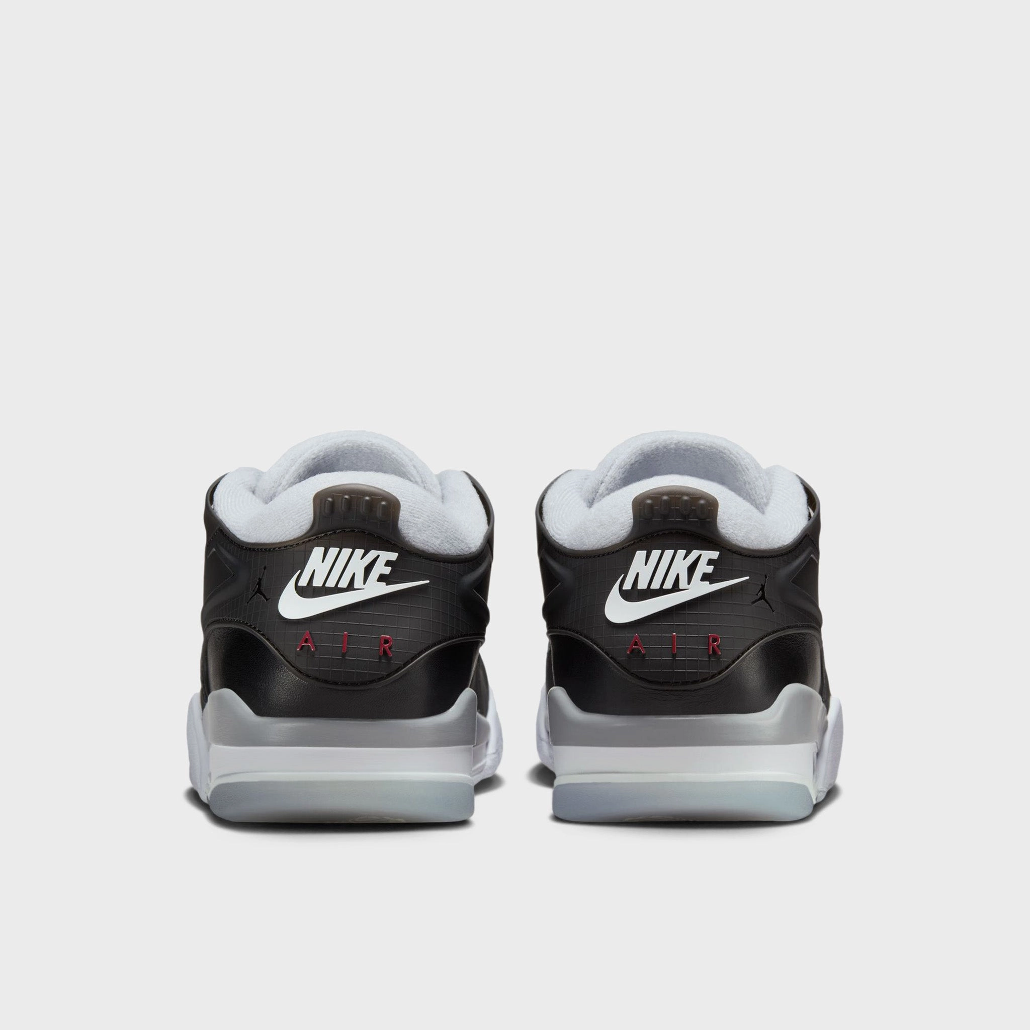 Jordan 4 RM PRM Black / Fire Red - Wolf Grey Enhanced Stability