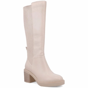 Western Style Seamless Comfort Nature Lover GS1527305 Womens Two Tone Leather Knee-High Boots