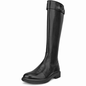 Metrople Amsterdam Womens Zipper Leather Knee-High Boots Warm Insulation Comfortable Touch
