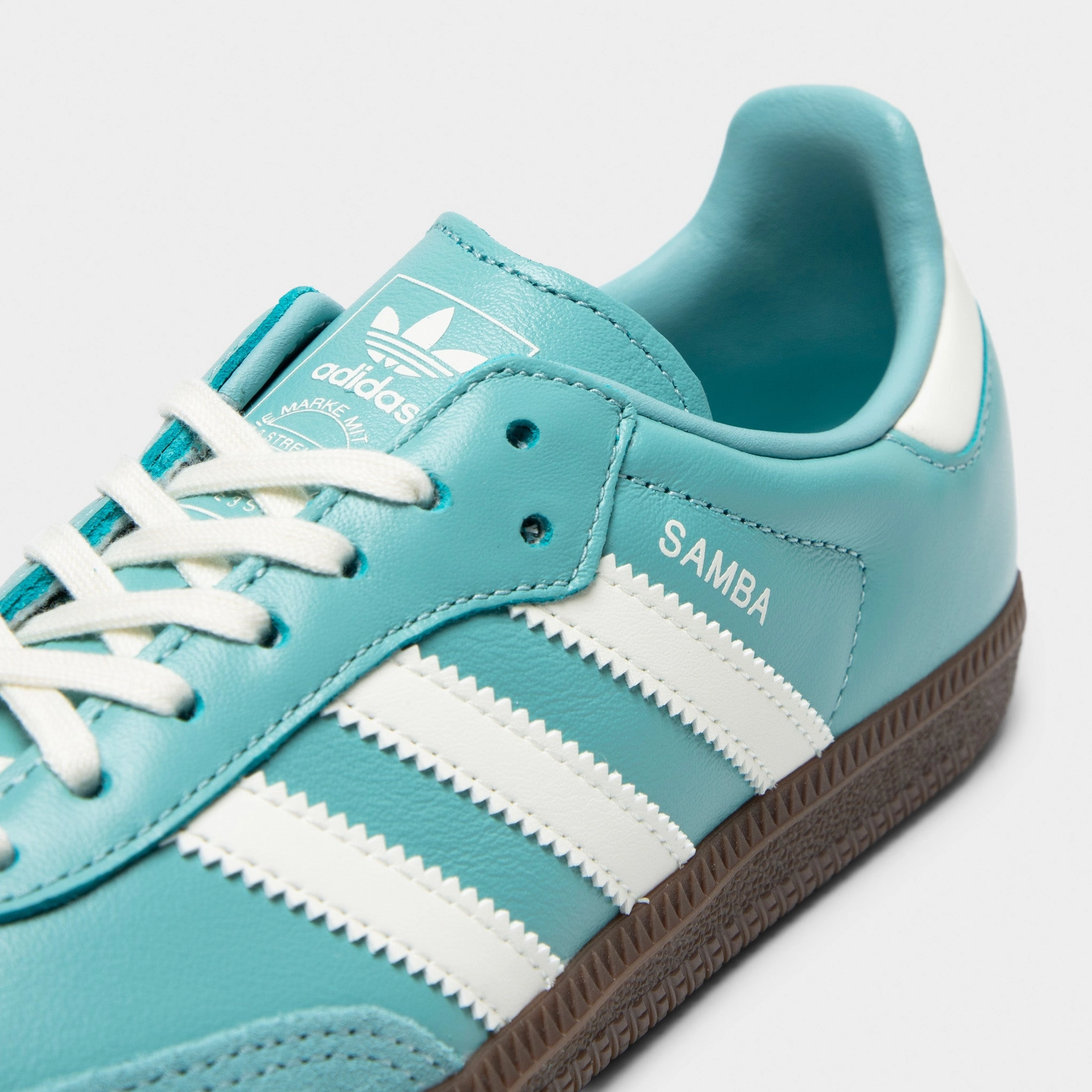 Comfy Outing Feel Flex adidas Juniors' Samba OG Mint / Off White - Gum
