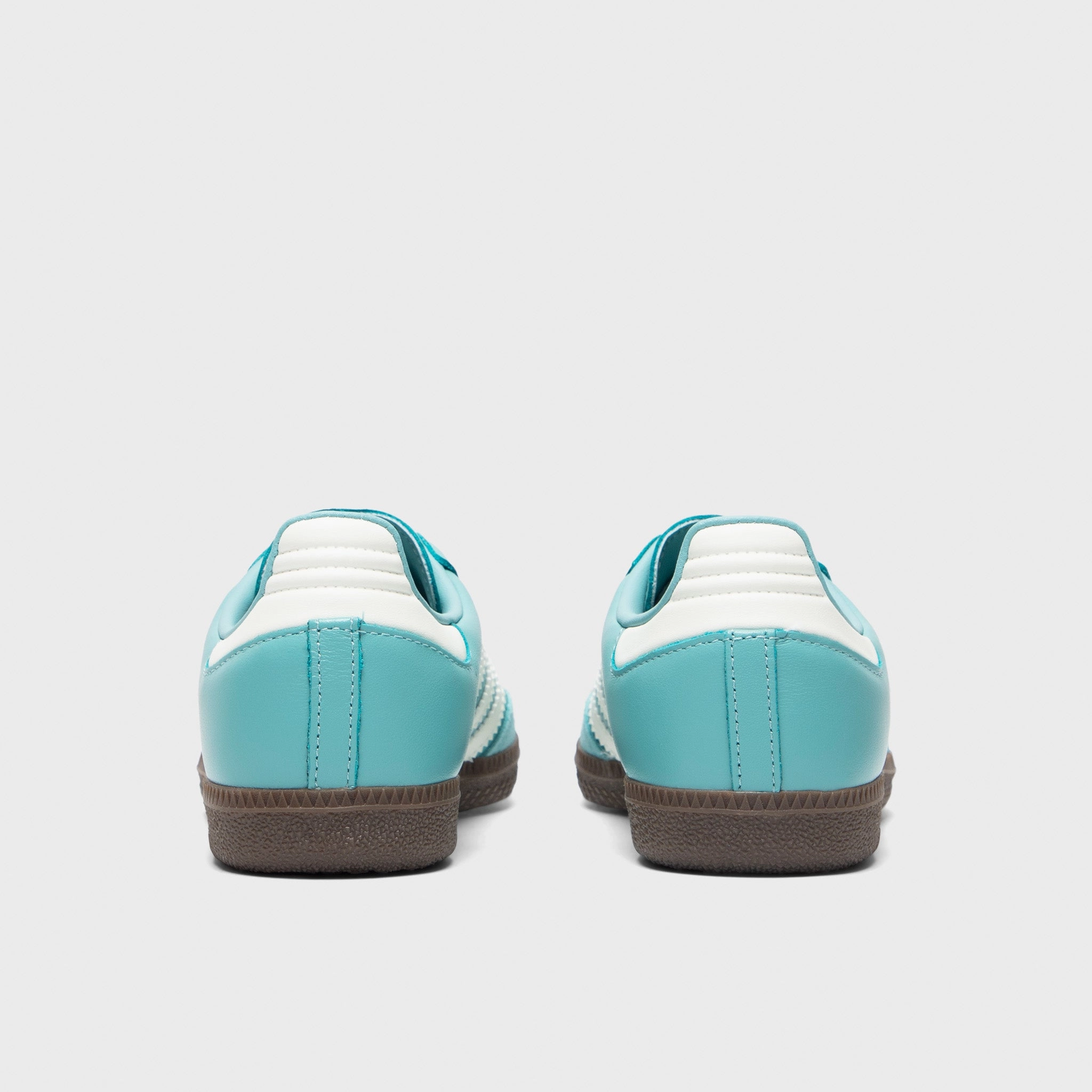 adidas Juniors' Samba OG Mint / Off White - Gum Elastic laces