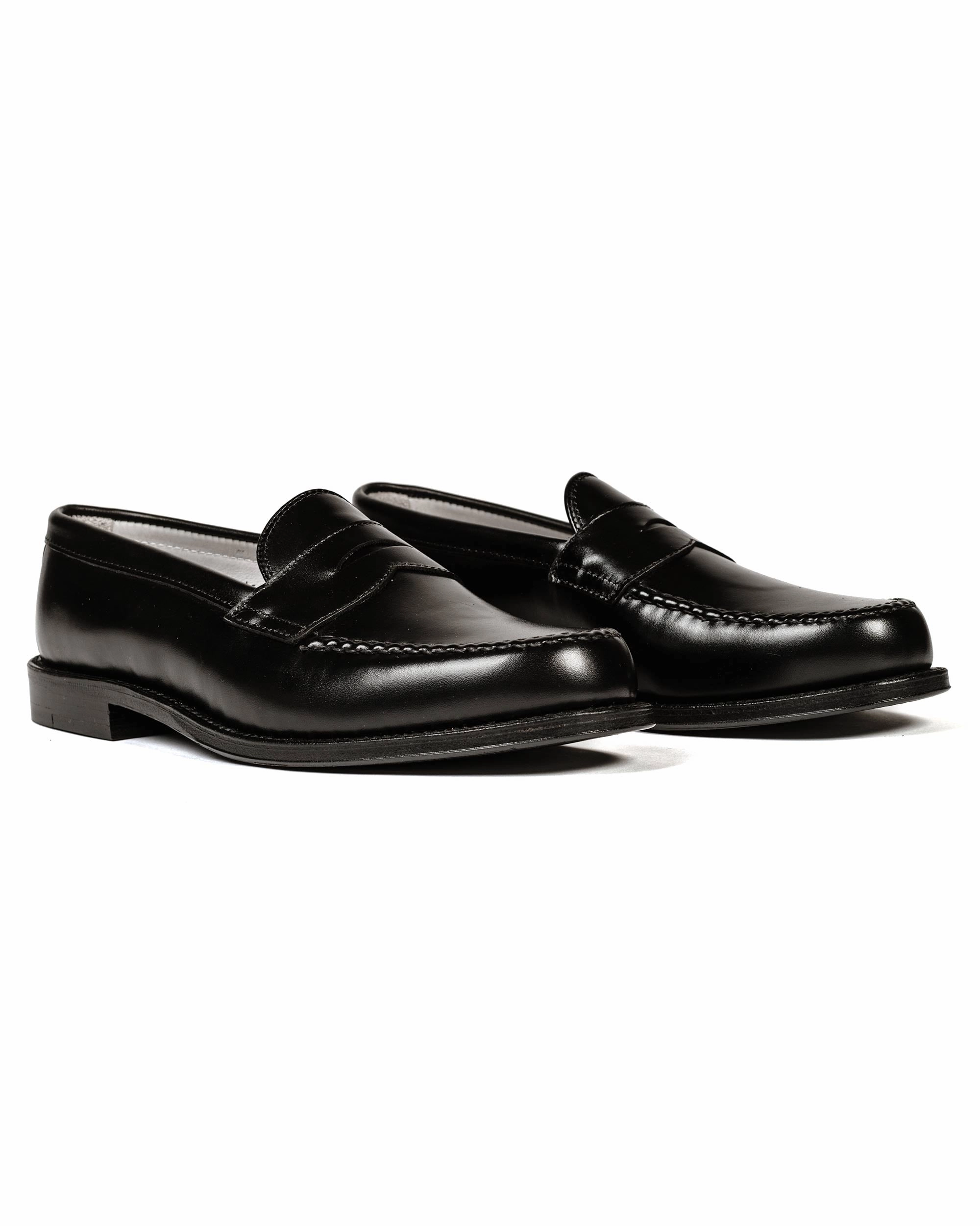 Court Fast Alden Leisure Handsewn Black Calfskin 981