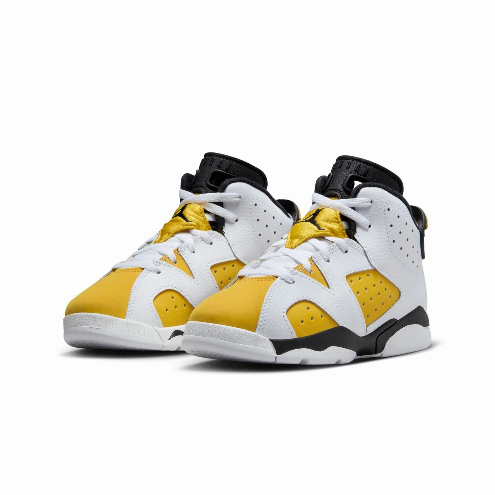 Air Jordan 6 Retro "Yellow Ochre" Pre-School DV3605-170 Streamlined materials