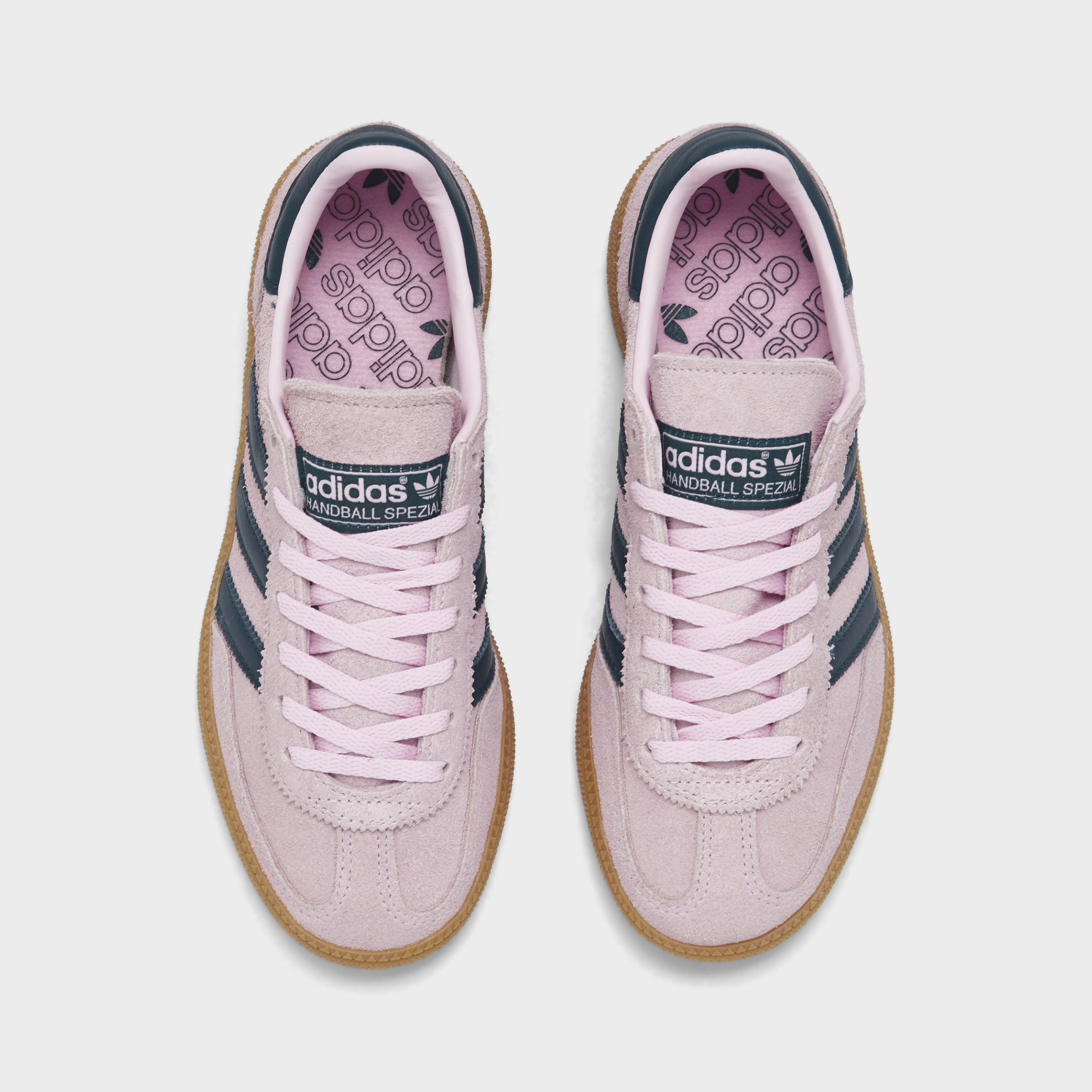 adidas Originals Women's Handball Spezial Clear Pink / Arctic Navy Track Hike