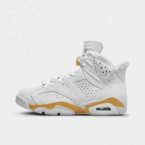 Energy Return Core Jordan Women's 6 Retro Pure Platinum / Metallic Gold - Coconut Milk